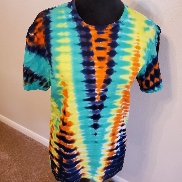 Tie Dye Boho bohemia unisex short sleeve T-shirt size S. 100% cotton. - Picture 8 of 13